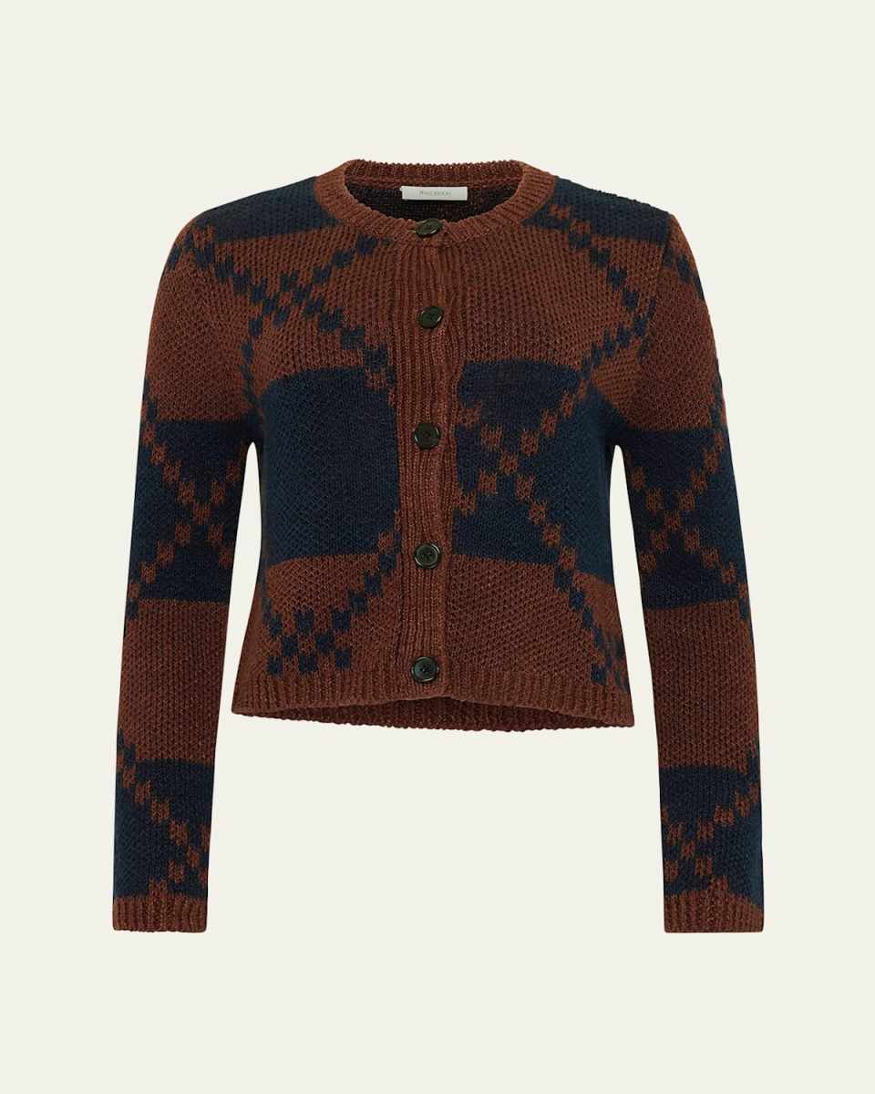 Intarsia Fairisle Cardigan